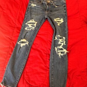 American Eagle Outfitters Ripped Denim Jeans